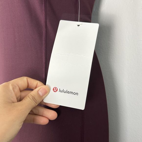 NWT Lululemon All Aligned Midi Dress Cassis Size 2 - Picture 8 of 13
